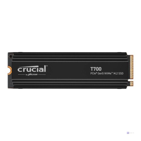 Dysk SSD Crucial T700 4TB M.2 PCIe 5.0 NVMe 2280 (124000/11800MB/s) z radiatorem