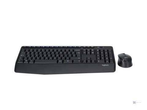 Zestaw bezprzewodowy klawiatura i mysz Logitech MK345 czarny