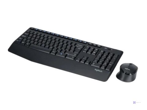 Zestaw bezprzewodowy klawiatura i mysz Logitech MK345 czarny
