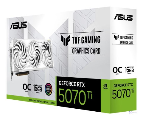 Karta graf. ASUS TUF GAMING RTX 5070 Ti 16GB OC WH.