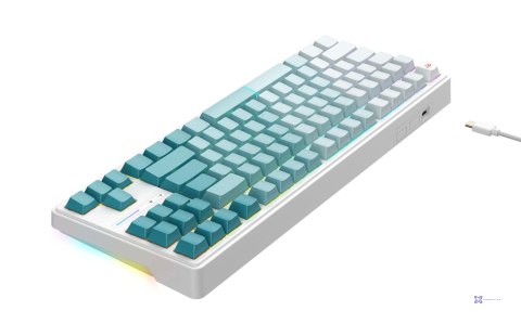 Klawiatura gamingowa Havit KB901L (biało-zielony)