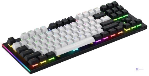 Klawiatura dla graczy Hator Gravity TKL mechaniczna czarna (klawisze czarno-białe)