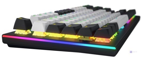 Klawiatura dla graczy Hator Gravity TKL mechaniczna czarna (klawisze czarno-białe)