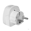 SAVIO ADAPTER PODRÓŻNY, GNIAZDO US - WTYK EU AP-01