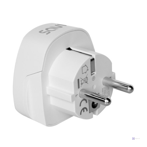 SAVIO ADAPTER PODRÓŻNY, GNIAZDO US - WTYK EU AP-01