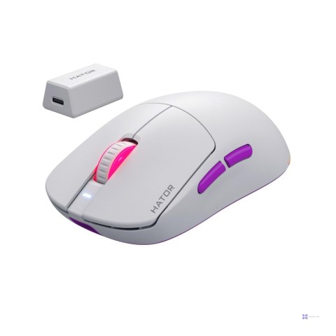 Mysz dla graczy Hator Quasar 3 Ultra 8K Wireless biała