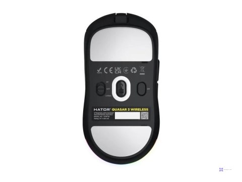 Mysz dla graczy Hator Quasar 3 czarna