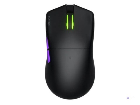 Mysz dla graczy bezprzewodowa Hator Pulsar 3 Ultra 4K Wireless czarna