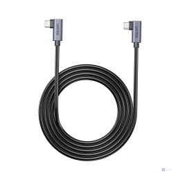 UNITEK KABEL USB-C KĄTOWY 90°/90° PD 100W M/M 0,5M