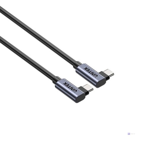 UNITEK KABEL USB-C KĄTOWY 90°/90° PD 100W M/M 1M