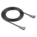 UNITEK KABEL USB-C KĄTOWY 90°/90° PD 100W M/M 1M