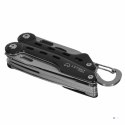 Multitool AZYMUT Turon - 10 narzędzi + karabińczyk +kabura do pasa (H-P224108)