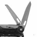 Multitool AZYMUT Turon - 10 narzędzi + karabińczyk +kabura do pasa (H-P224108)