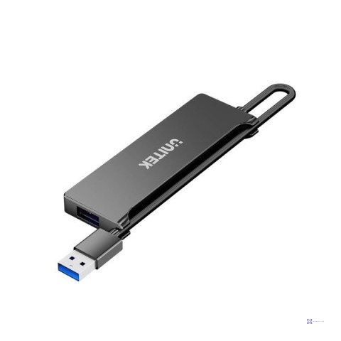UNITEK HUB USB-A 4X USB-A 5 GBPS, CZARNY