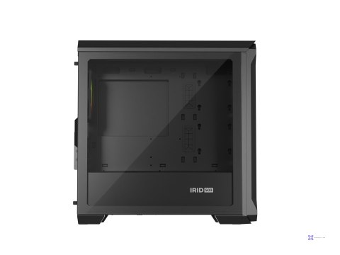 Obudowa NATEC Genesis Irid 503 ARGB NPC-1559 (Micro ATX. Mini ITX; kolor czarny)