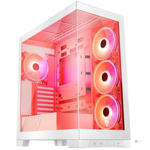 MODECOM OBUDOWA VOLCNO SPACE APEX ARGB MIDI WHITE