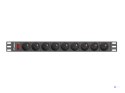 Listwa RACK Lanberg PDU-09E-0300-BK (7 x UTE; 16 A (3680 W); 3m; kolor czarny)