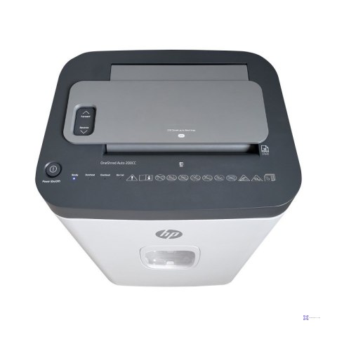 HP Niszczarka ONESHRED Auto 200CC, biało-szara