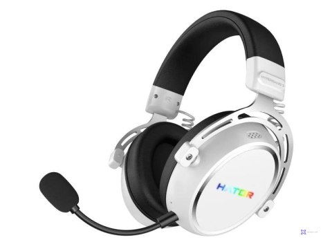 Słuchawki dla graczy Hator HYPERGANG 3 Wireless bezprzewodowe białe