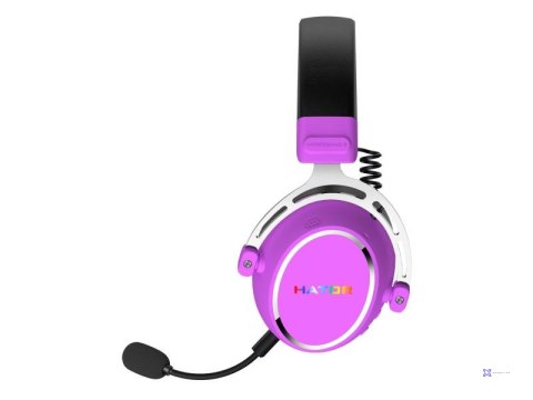 Słuchawki dla graczy Hator HYPERGANG 3 Wireless bezprzewodowe fioletowe