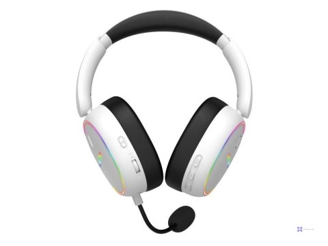 Słuchawki dla graczy Hator Phoenix 2 Wireless bezprzewodowe białe