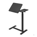 MACLEAN MOBILNE BIURKO/STAND NA LAPTOP, CZARNE, REGULACJA WYSOKOŚCI 76-109CM, MAX. 30KG MC-120 B