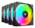 TACENS MARS MF-SI4KIT FANS 120 ARGB x4 BK- wentylatory+hub+pilot (TACMARS-MFSI4KIT)