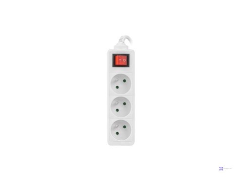 Przedłużacz Lanberg PS1-03E-0300-W (3m; kolor biały)