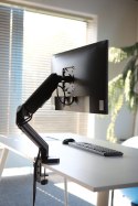 SAVIO UCHWYT BIURKOWY NA MONITOR 17''-32'', 2-9 KG, NA SPRĘŻYNIE GAZOWEJ UM-01