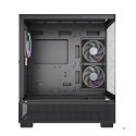 GEMBIRD OBUDOWA FORNAX X550 AQUARIUM MIDI-TOWER (2X USB 3.1, 1X USB TYPE-C) 3X FAN, CZARNA