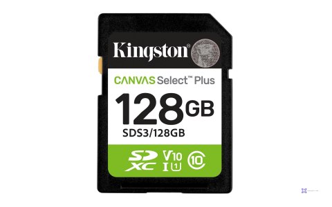 KINGSTON SDXC 128GB Canvas Select Plus Gen3 150MB/s