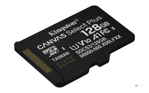 KINGSTON microSDXC 128GB Canvas Select Plus 3 + ADP