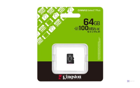 KINGSTON microSDXC 64GB Canvas Select Plus Gen3