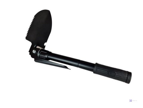 Saperka taktyczna wielofunkcyjna AZYMUT Traper czarna +pokrowiec