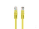 PATCHCORD KAT.6 UTP 0.25M ŻÓŁTY FLUKE PASSED LANBERG 10-PACK