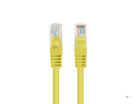 PATCHCORD KAT.6 UTP 0.25M ŻÓŁTY FLUKE PASSED LANBERG 10-PACK