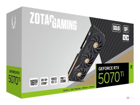 Karta graficzna ZOTAC GAMING GeForce RTX 5070 Ti SOLID SFF OC 16GB