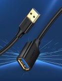 Ugreen kabel przedłużacz przejściówka USB 3.0 (żeński)-USB 3.0 (męski) 1m (czarny)