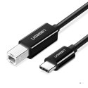 Ugreen kabel do drukarki USB-C - USB-B 480Mb/s 2m (czarny)