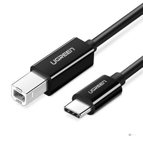 Ugreen kabel do drukarki USB-C - USB-B 480Mb/s 2m (czarny)