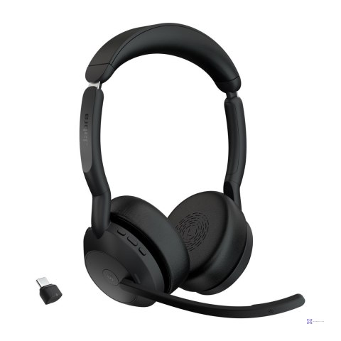 Słuchawki nauszne bezprzewodowe Jabra Evolve2 55 MS Stereo Link380c