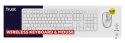 Klawiatura + mysz Trust ODY II Wireless White US