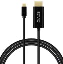 SAVIO KABEL USB-C DO HDMI 30HZ 1M PLASTIK CL-190