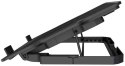 NATEC PODSTAWKA CHŁODZĄCA DIPPER 2 12.1-17.3'' Z WENTYLATOREM, PODŚWIETLENIE, USB