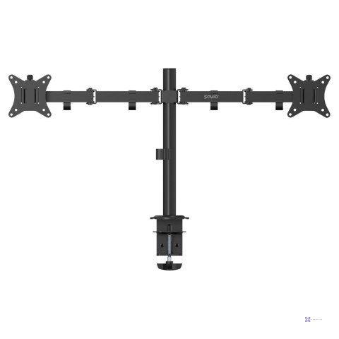SAVIO PODWÓJNY UCHWYT BIURKOWY NA MONITORY 17" - 32" 2X 2 - 9 KG UM-03