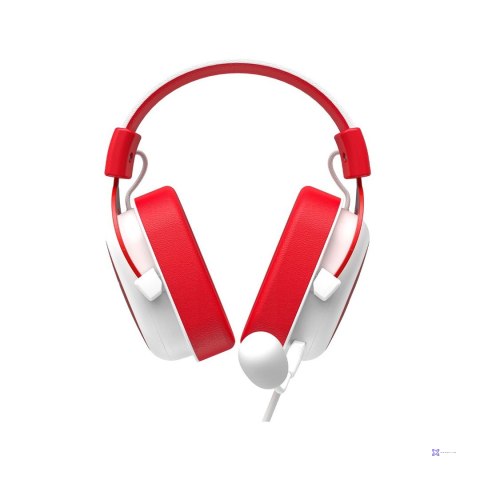 Słuchawki gamingowe Havit H2002d biały/czerwony