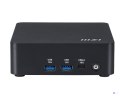 MSI Cubi NUC AI 1UMG-06SEU Intel Core Ultra 7 155H 16GB SSD1TB Intel Arc graphics AX211 WiFi 6E Windows 11 Pro Black