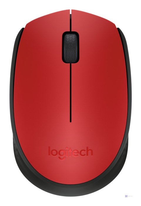 Mysz Logitech M171 910-004641 (optyczna; 1000 DPI; kolor czerwony)