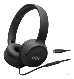 Słuchawki przewodowe JBL Tune 520 USB-C Czarne