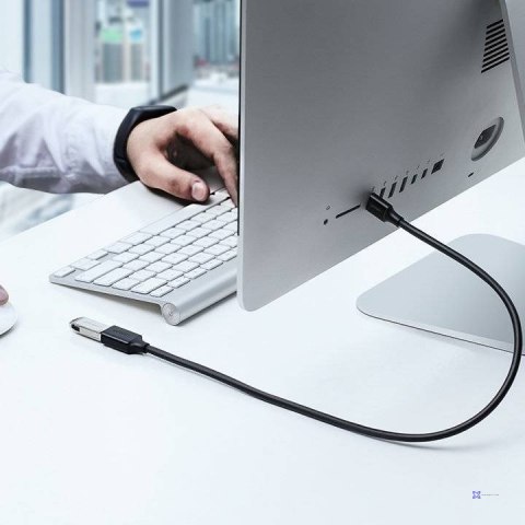 Ugreen kabel przedłużacz przejściówka USB 3.0 (żeński)-USB 3.0 (męski) 2m US129 (czarny)
